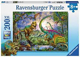 RAVENSBURGER Пазл "Мир динозавров", 200 дет. 12718